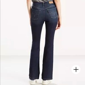 16W 515 stained Bootcut indigo Levi’s 33x32